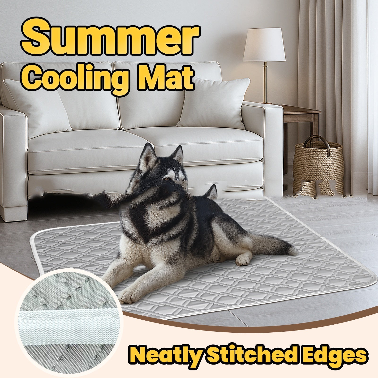 Beat the Heat with the Super Large Pet Cooling Ice Pad